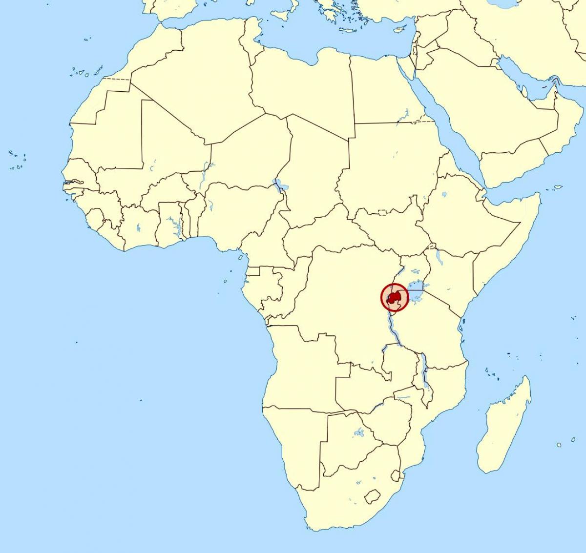แผนที่ของแอฟริการวันด้า name